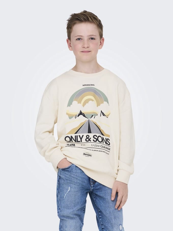 Trui ROAD Tofu Sky Relaxed Fit