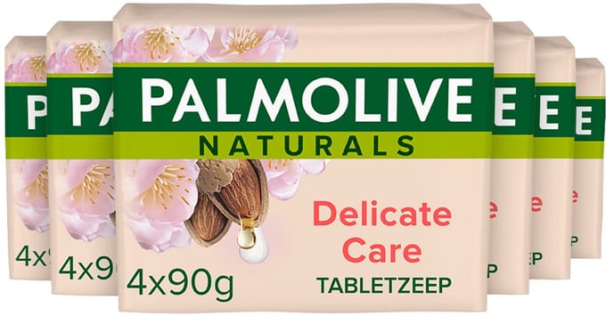 Palmolive - Zeeptablet - Delicate Care - Almond & Milk - 4x90g x 6