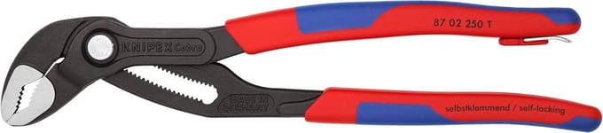 Waterpomptang - Verstelbare Tang - Reparaties Uitvoeren - Ergonomische Greep - 250 mm - Multicolor