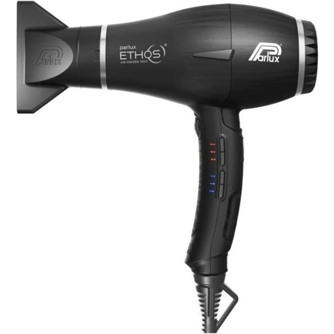 Haardroger - PARLUX - Ethos - 2300 Watt - Digitale motor - Luchtstroom 88m3/u zwart