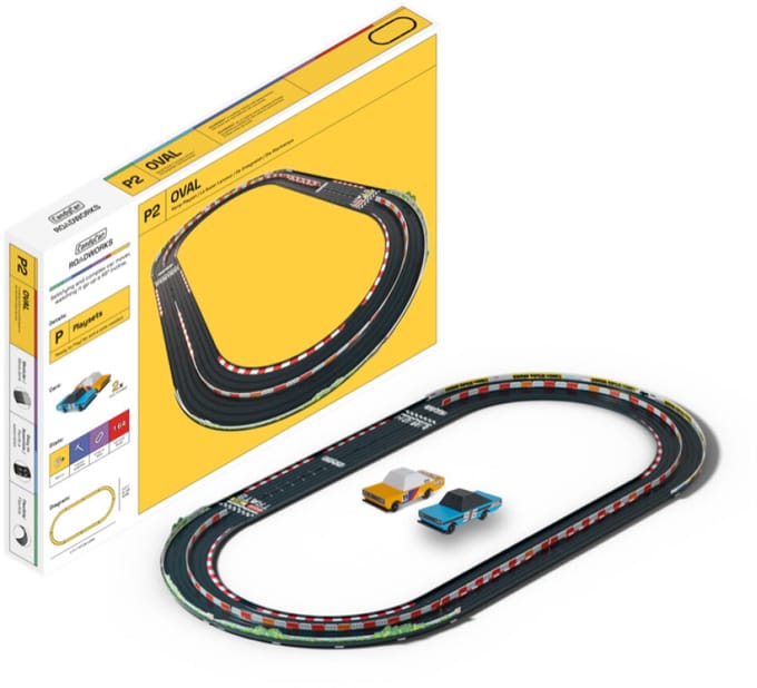 Candylab speelgoed racebaan Candycar Road System Speedway Track.