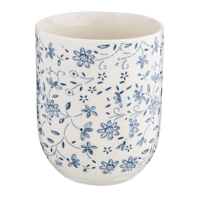 Clayre & Eef Mok 100 ml Blauw Porselein Bloemen