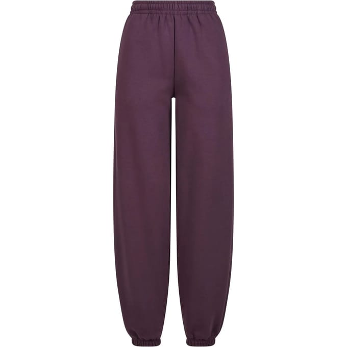 Urban Classics - Fluffy Dames joggingbroek - L - Paars