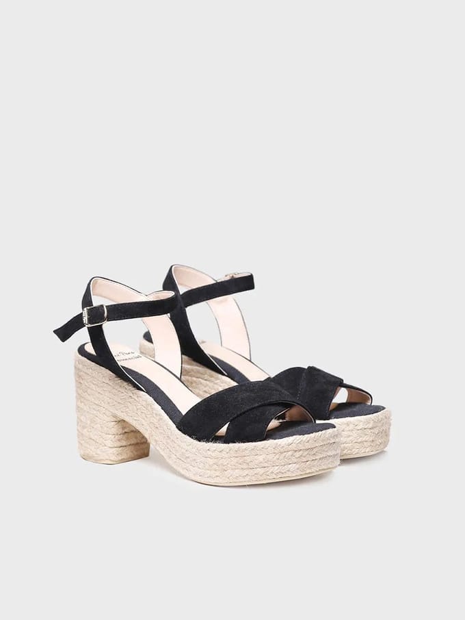 Sandalen met hak en enkelbandje | KOTA-A