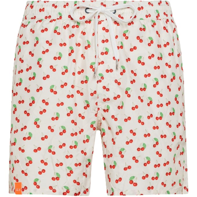 Sun68 Beach - Zwembroek Klein Afdrukken 31 White Cream H33113
