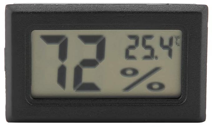 Inbouw Digitale Thermometer Hygrometer - Nauwkeurige Temperatuur en Vochtigheidsmeter