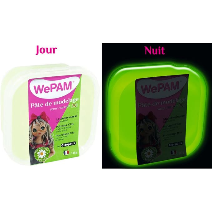 WePAM, luchtverharding Modelleerklei - Fotoluminescent