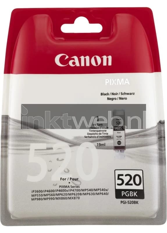 Canon Inktcartridge PGI-520 PGBK Origineel Zwart 2932B001