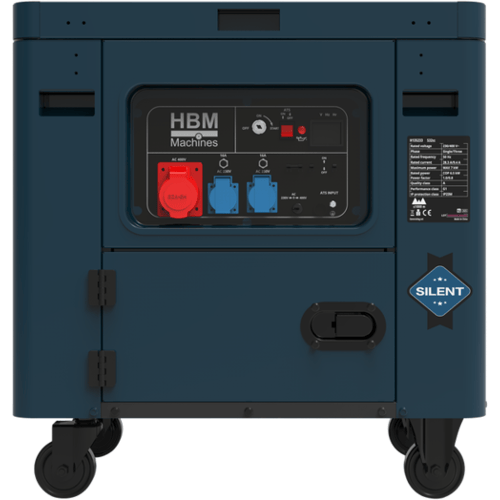 HBM Diesel Generator, Aggregaat 498cc Dieselkrachtstroom 230/400V 7000W
