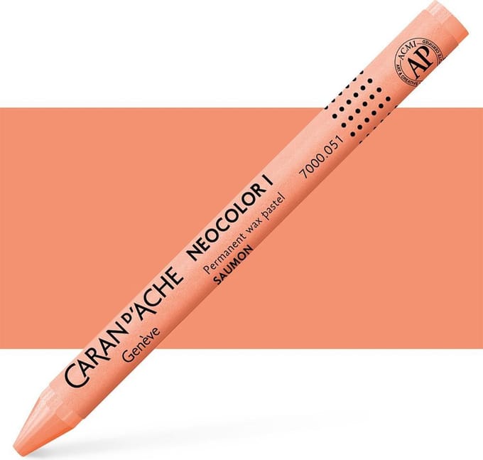 Caran d´Ache Neocolor I Permanente Waskrijt | Zalm (051)