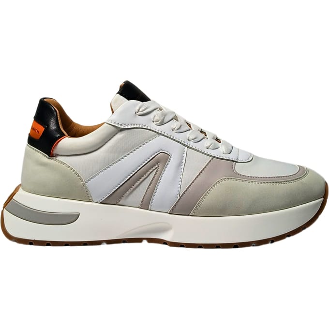 Mannenschoenen Alexander Smith Hyde Man-White Black Orange