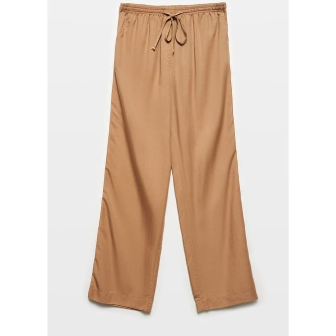 Dames Tencel Wijde Broek