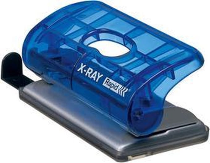 Rapid X Ray Locher EC 10, Oberteil: transparant-marine