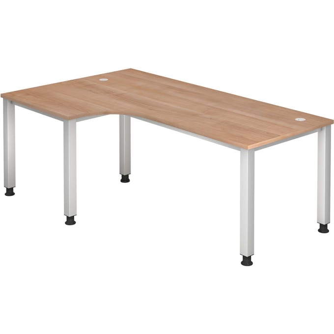 QUEO 82 S | Bureau - 200 x 120 Walnoot Tafelhoogte I In hoogte verstelbaar