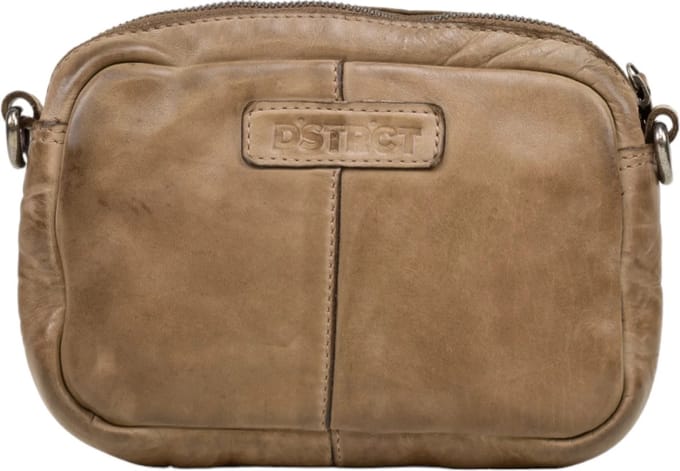 TAS - crossbody- taupe- leer -DSTRCT