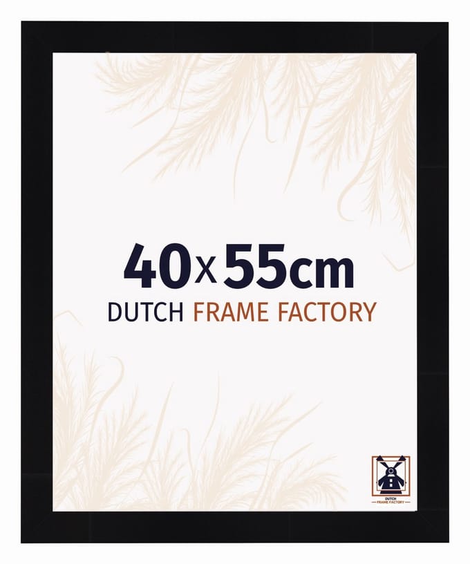 Fotolijst 40x55 cm - MDF - Zwart Hoogglans - Praag