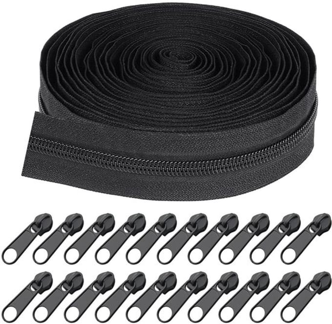 SPHProducts - Nylon ritsrol - Handgrepen - 10 meter - Zwart - Voor