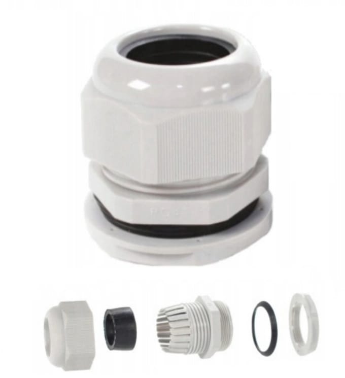 Trytyt MG Serie - Kabelwartel - Metrisch - Lichtgrijs - IP68