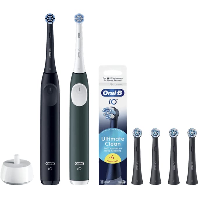 Oral-B iO 2 Duo Pack Zwart en Groen Value Pack