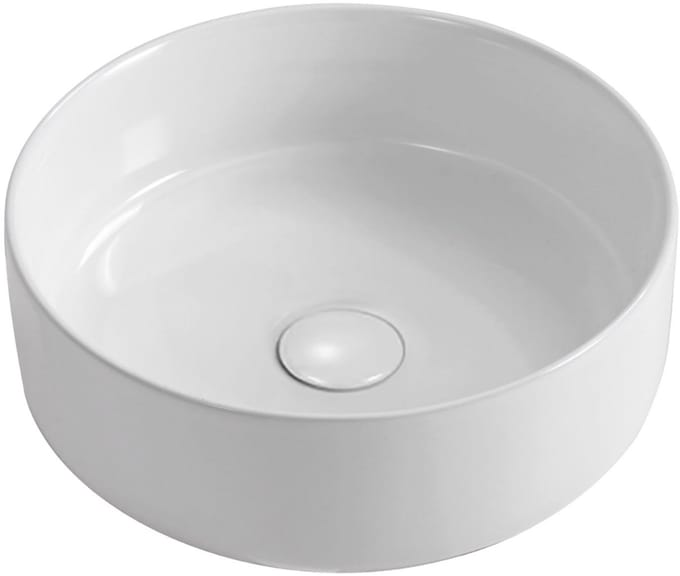 ALONI Fira Waskom – 36x12,5 cm – Glanzend Wit – Inclusief Click Waste