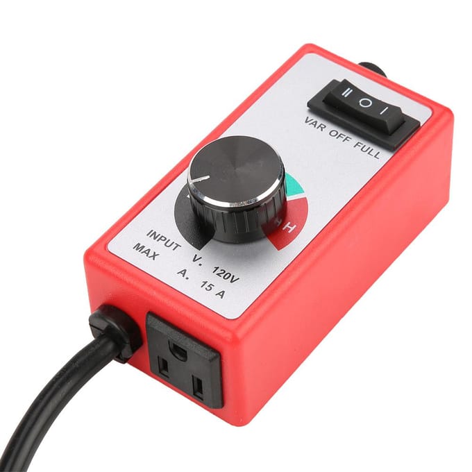Ventilateur de routeur Contrôleur de vitesse variable Variateur Moteur électrique Rhéostat Rouge