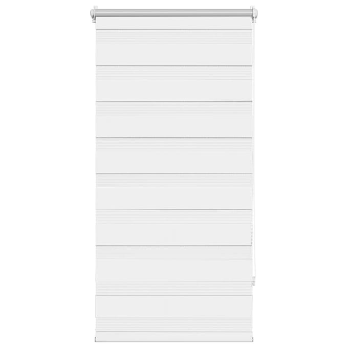 vidaXL - Zebra - rolgordijn - 60,9 - x - 120 - cm - stofbreedte - 56,7 - cm - wit