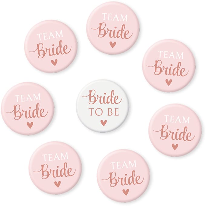Q2P - Badge - Bride to Be - Vrijgezellenfeest - Vrouw - Versiering - Button - Rosette