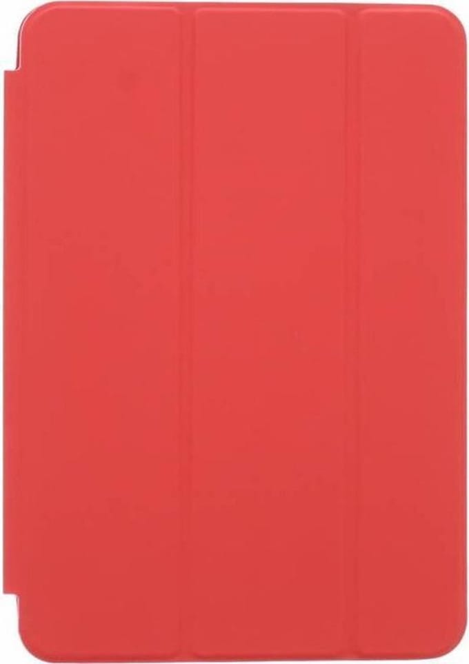 Geschikt Voor: iPad 10.5 2017 Tri-Fold - Multi-Stand Case - Smartcase - Smart Cover - Hoesje - Beschermcase - Rood