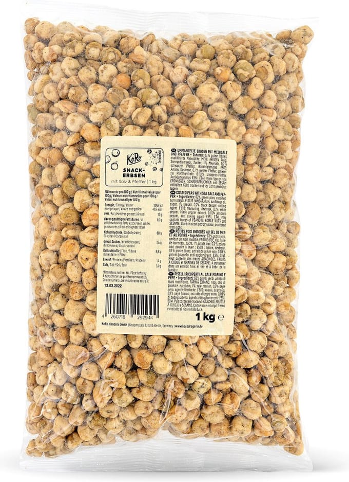 KoRo | Erwtensnack zout & peper 1 kg