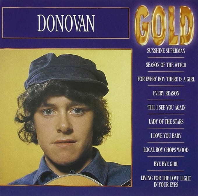 CD DONOVAN - Gold GOLD085 Gold 1993 Europa Rock Gebruikt yellow