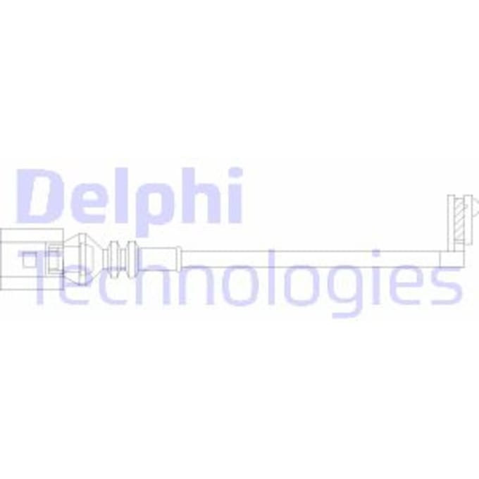 Waarschuwingscontact, remblokslijtage DELPHI LZ0328