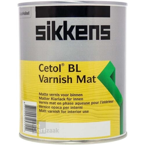 Sikkens Cetol Bl Varnish Mat - 1 l - 10 m²/l - Kleurloos