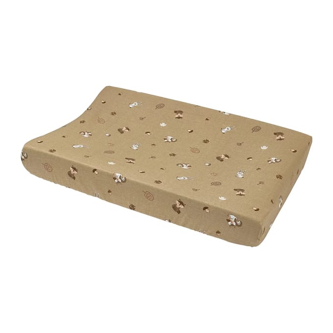 Meyco Baby Forest Animals Aankleedkussenhoes - Sand - 50x70cm