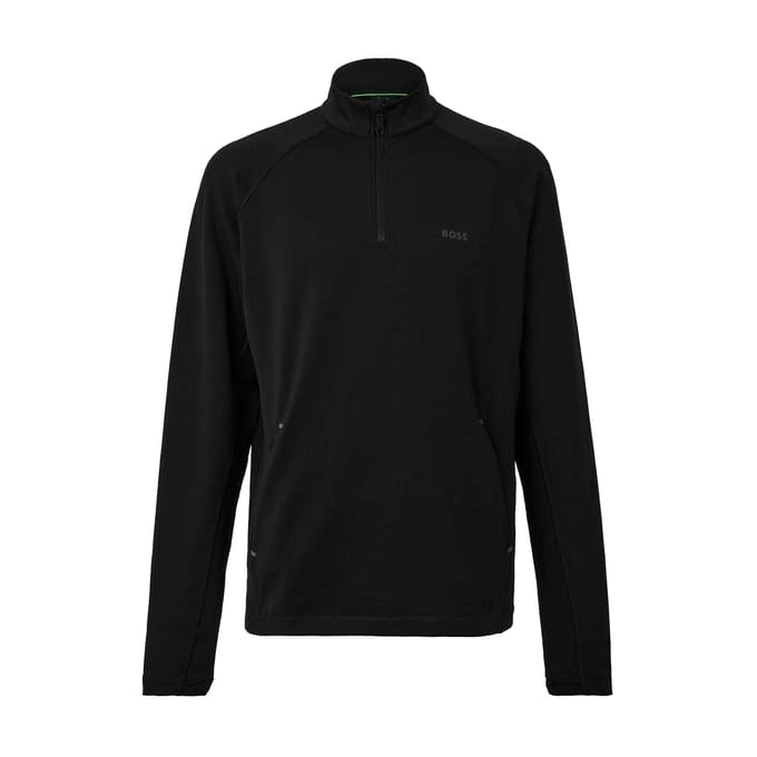 Boss Trainings Sweatshirt Heren Regular (Zwart)