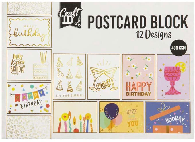 Postkaarten 17,6x12,5cm - 12 Designs
