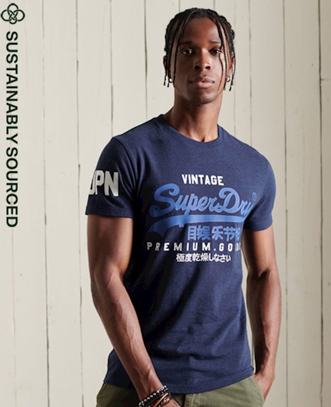 Superdry - Maat L VL TEE Heren T-shirt