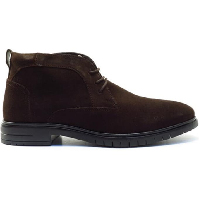 Cafe Moda Dark brown suede boet 3NO0150201 3500 Bruin