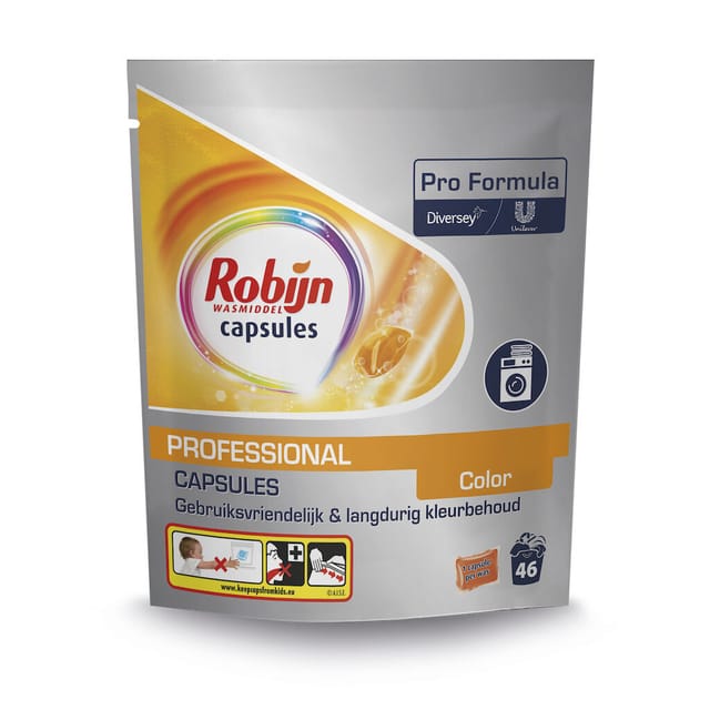 Robijn Professional Wasmiddel Capsules Color - 46 capsules