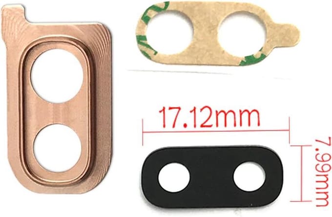 Achtercamera Cover Geschikt voor Samsung Galaxy A40 – Premium – Goud