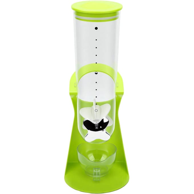 1,8L Graan Dispenser Grote Capaciteit Compact Transparant Aanrecht Graan Dispenser voor Thuis Kantoor L
