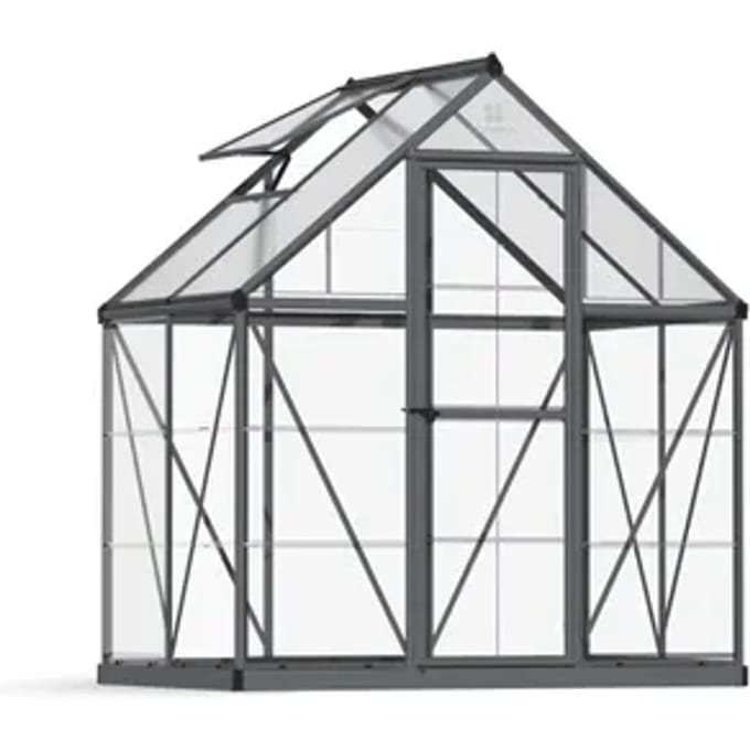 Canopia Tuinkas Hybrid 6x4 - Hybride - Grijs - 185x126x208cm