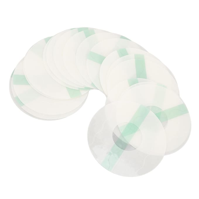 20 stuks Transparante Sensorhoezen Waterdicht Antislip Comfortabel Draagbaar Sensorpleisters Rond white
