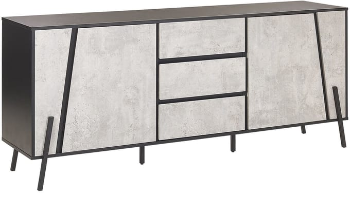 BLACKPOOL - Sideboard - Grijs - Spaanplaat