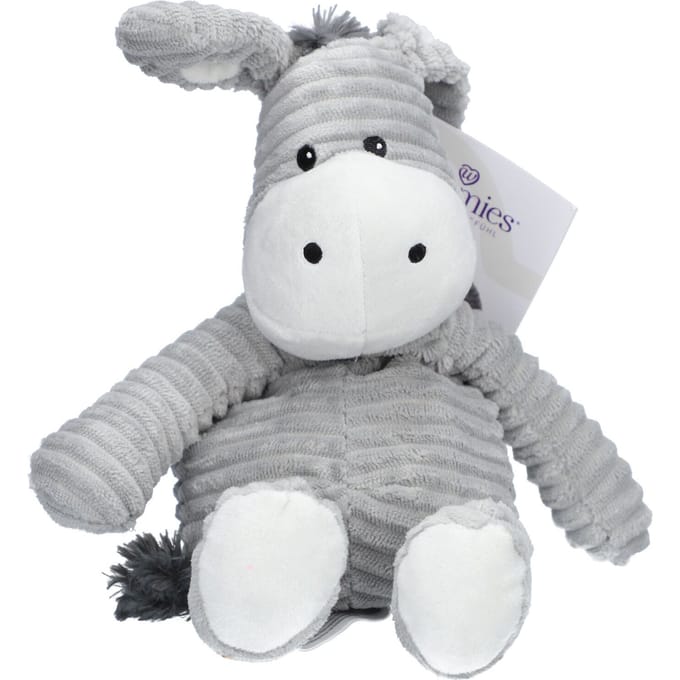 Warmies Warmteknuffel Ezel Ribstof 21 cm