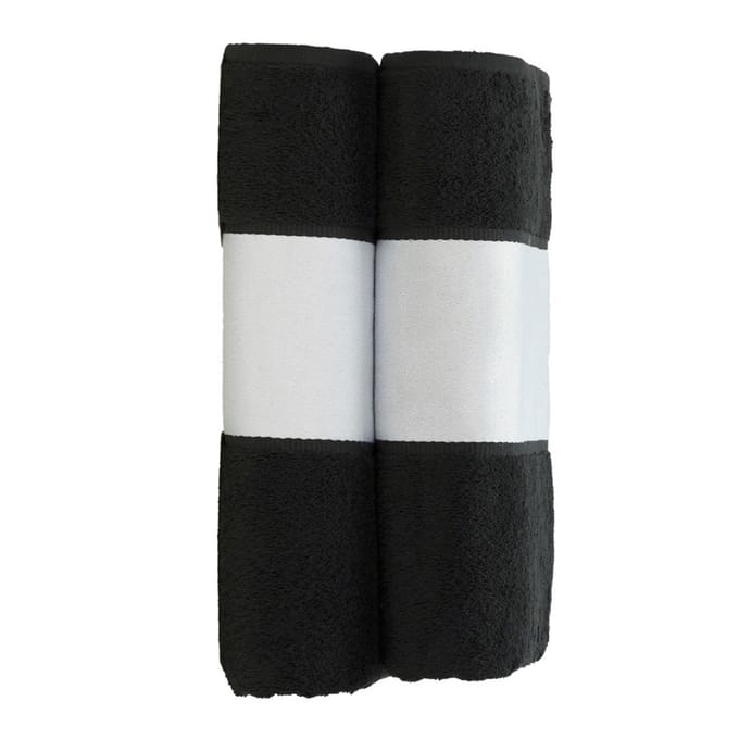 ARTG Me Sublimatie Grote Handdoek (Zwart)