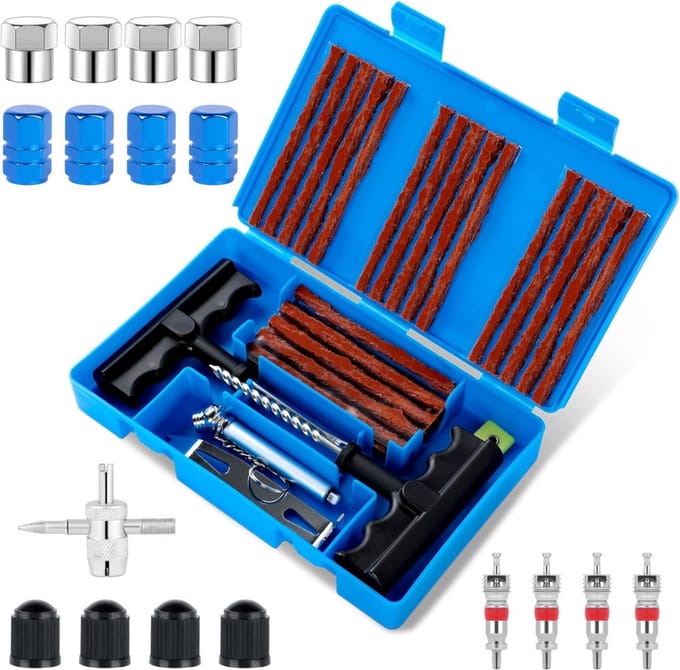 Proppenset - Autobanden Reparatie Set - Autobanden Pomp