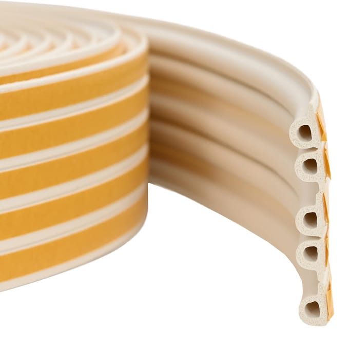 vidaXL - Zelfklevende - raamdichting - Wit - 9 - x - 6 - mm - 100 - m - EPDM-schuin