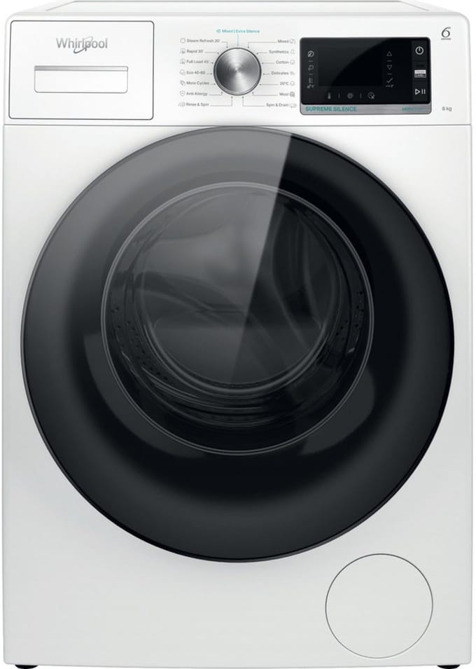 Whirlpool W845WB EE | Wasmachine | Steam | Label A