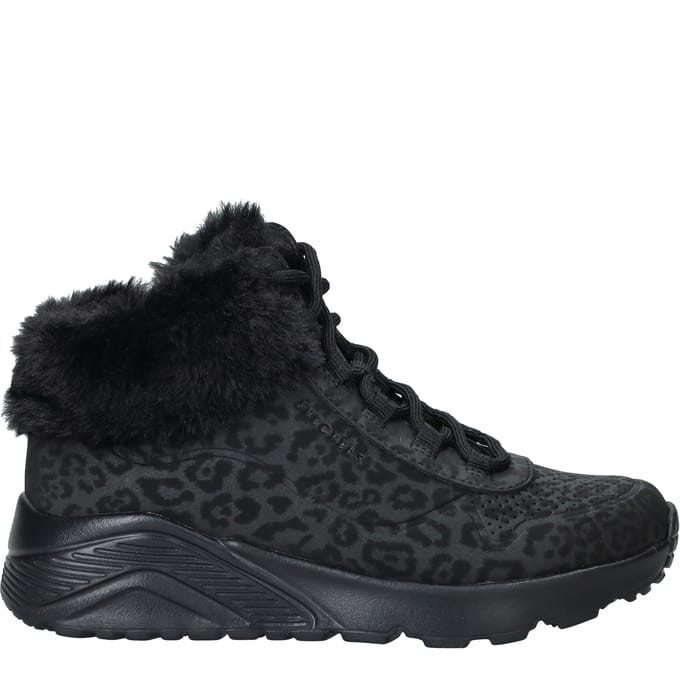 Schoenen dames Skechers Uno Lite Cozy Leopard