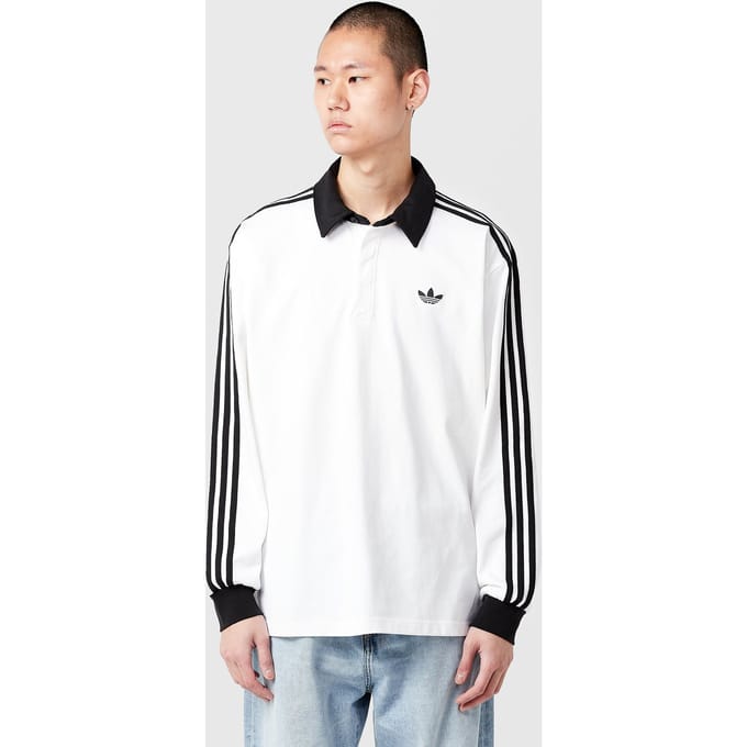 regular fit rugbys shirt van puur katoen met gestikt logo